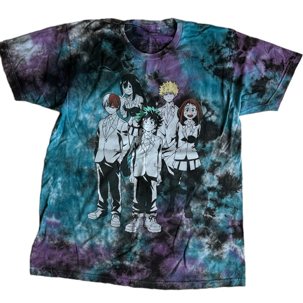 Tokyo Ghoul & My Hero Academia Tie-Dye T-Shirts by Funimation - Picture 3 of 9